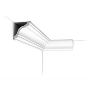 Cornisa decorativa din polimer rigid Orac CX123, 8x8x200 cm - Dimensiune 8x200 cm