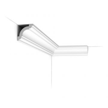 Cornisa decorativa din polimer rigid Orac CX124, 4.9x4.9x200 cm - Dimensiune 4.9x200 cm