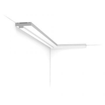 Cornisa decorativa din polimer rigid Orac CX160, 3.9x1.3x200 cm - Dimensiune 3.9x200 cm
