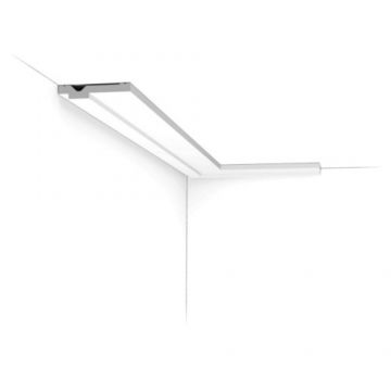 Cornisa decorativa din polimer rigid Orac CX161, 6.9x1.3x200 cm - Dimensiune 6.9x200 cm