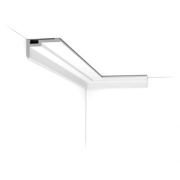 Cornisa decorativa din polimer rigid Orac CX197, 9.3x5x200 cm - Dimensiune 9.3x200 cm