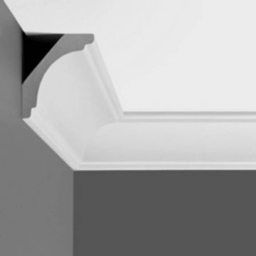 Cornisa decorativa Dunin CAR-061, 2 buc, 6x6x200 cm - Dimensiune 6x200 cm