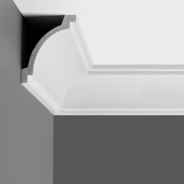 Cornisa decorativa Dunin CAR-071, 2 buc, 7.5x7.5x200 cm - Dimensiune 7.5x200 cm