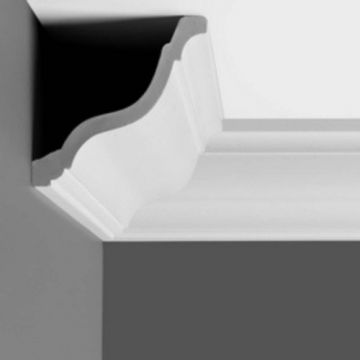 Cornisa decorativa Dunin CET-081, 2 buc, 8x8.2x200 cm - Dimensiune 8x200 cm