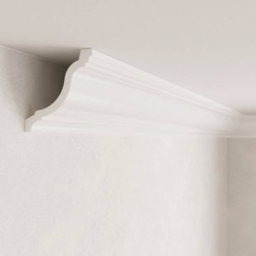 Cornisa decorativa Dunin CET-101, 2 buc, 10x10x200 cm - Dimensiune 10x200 cm