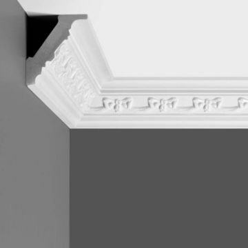 Cornisa decorativa Dunin COC-061, 2 buc, 5.8x6.1x200 cm - Dimensiune 5.8x200 cm