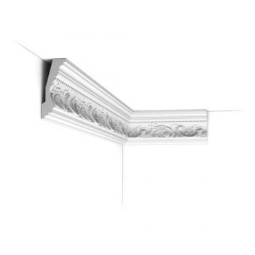 Cornisa decorativa Orac C201, 4.8x11.6x200 cm - Dimensiune 4.8x200 cm