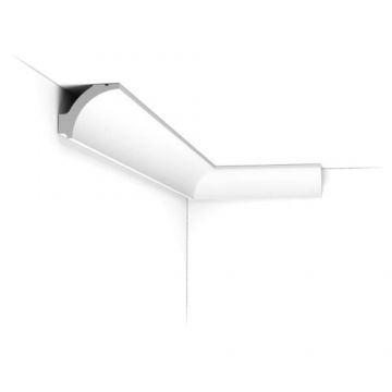 Cornisa decorativa Orac C260, 4.8x4.1x200 cm - Dimensiune 4.8x200 cm