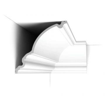 Cornisa decorativa Orac C336, 26.6x27.1x200 cm - Dimensiune 26.6x200 cm