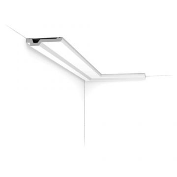Cornisa decorativa Orac C356, 10x2x200 cm - Dimensiune 10x200 cm