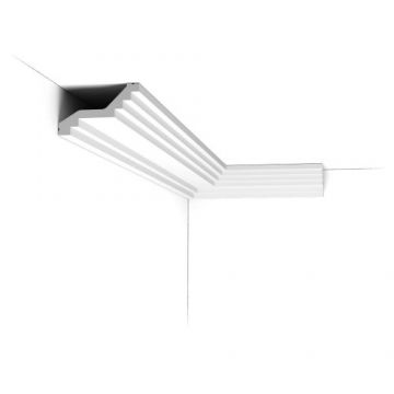 Cornisa decorativa Orac C400, 10x6x200 cm - Dimensiune 10x200 cm