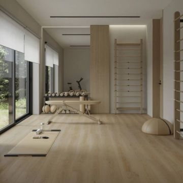 Parchet SPC Barlinek Almond Oak Standard - Substrat Cu substrat