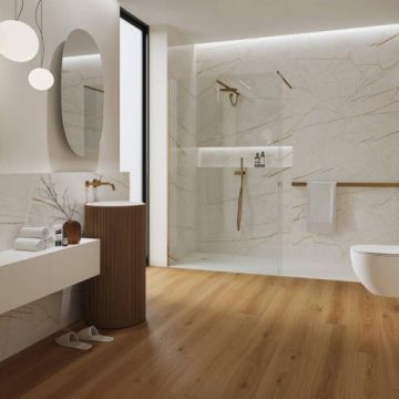 Parchet SPC Barlinek Brass Oak Standard - Substrat Cu substrat