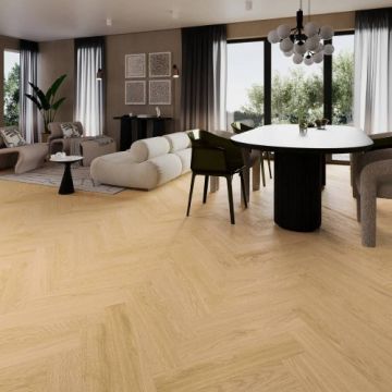 Parchet SPC Barlinek Oak Benjamin Herringbone Aura