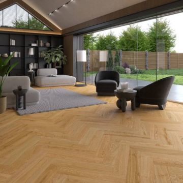 Parchet SPC Barlinek Oak Oscar Herringbone Aura