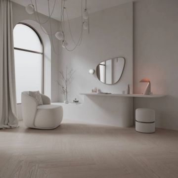 Parchet SPC Barlinek Silk Oak Herringbone - Substrat Fara substrat