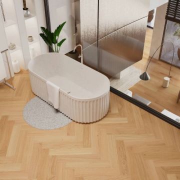 Pardoseala Hibrida Barlinek SmartWood Oak Futuris 126 Herringbone