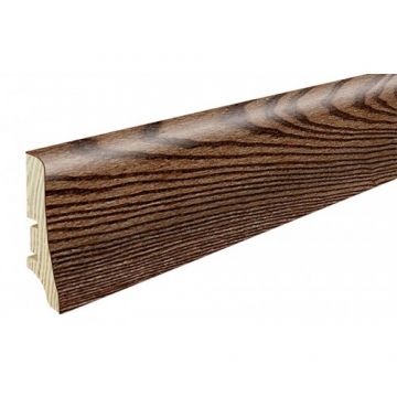 Plinta lemn Barlinek P20 Stejar Baituit Coffee Lacuit, 10 buc, 2x5.8x220 cm - Dimensiune 2x220 cm