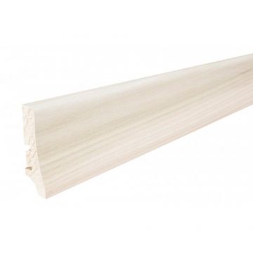 Plinta lemn Barlinek P20 Stejar Frasin Lac Alb Mat, 10 buc, 2x5.8x220 cm - Dimensiune 2x220 cm