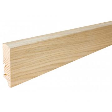 Plinta lemn Barlinek P50 Stejar lac alba, 10 buc, 1.6x6x220 cm - Dimensiune 1.6x220 cm