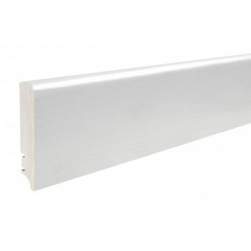 Plinta lemn Barlinek P95 Alb Lacuit, 10 buc, 1.6x9.5x220 cm - Dimensiune 1.6x220 cm