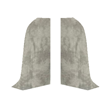 Terminatie stanga plinta Korner LP60  gri